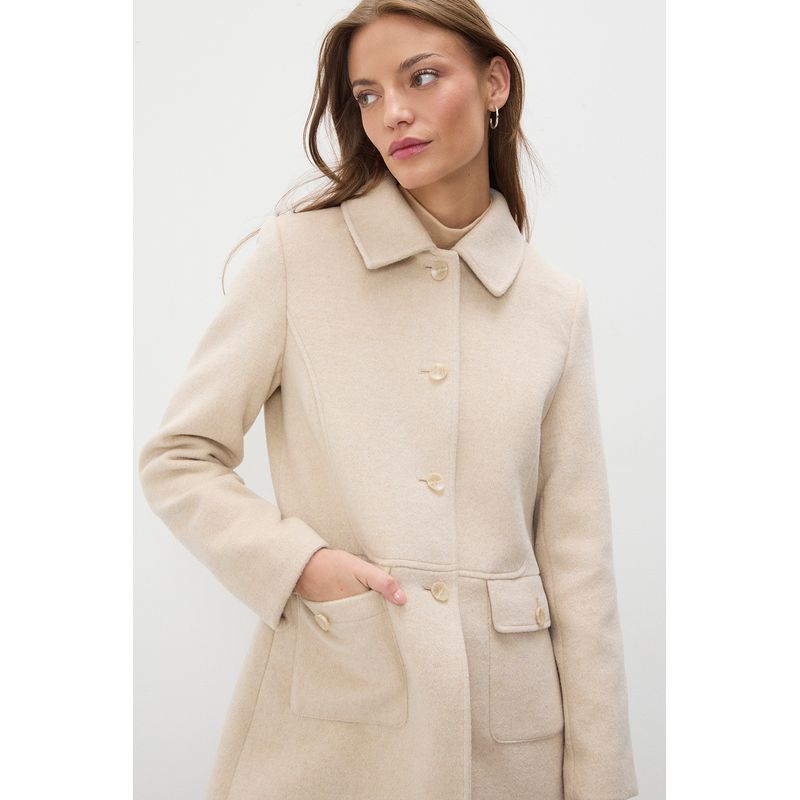 IO - Chaqueton Beige Mujer Io