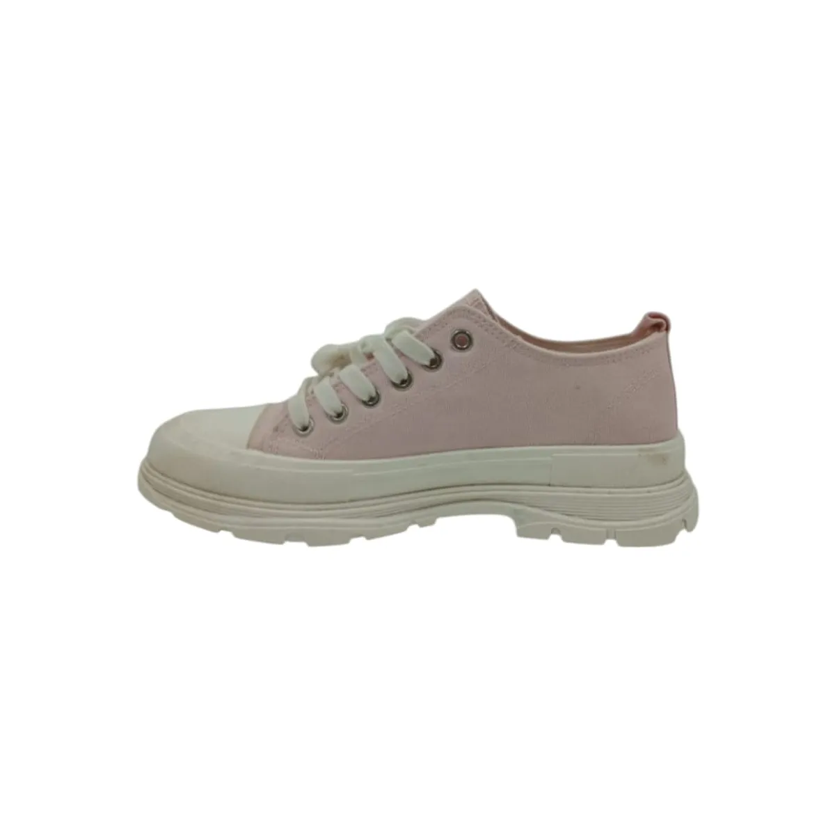 HERIEL - Zapatilla Rosa Textil Mujer