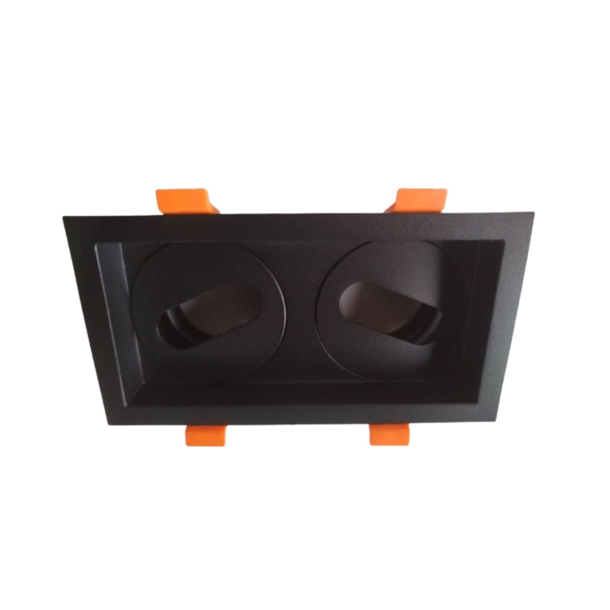 LED STUDIO - PORTA GU10 LED STUDIO RECTANGULAR DOBLE ÁNGULO NO APMPOLLETA