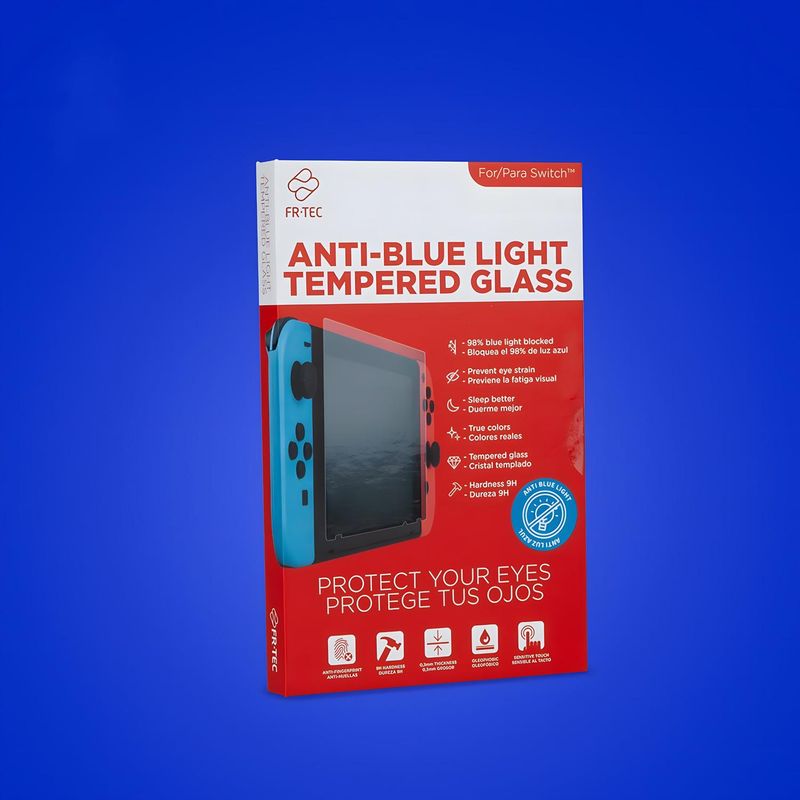 NINTENDO - Protector Cristal Templado Anti Luz para Nintendo Switch