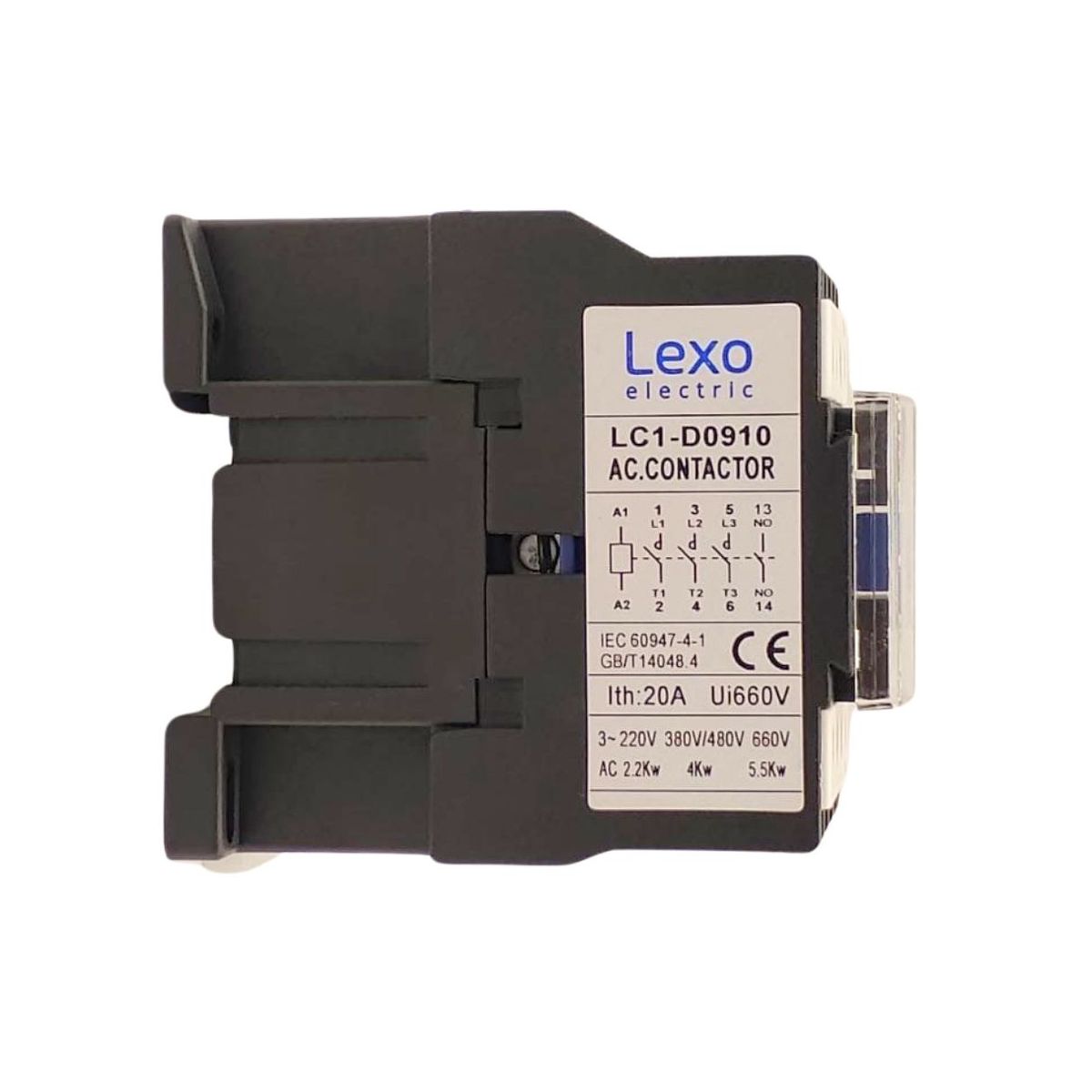 LEXO - CONTACTOR 9A, 1NO, IP20 LEXO - 5343009