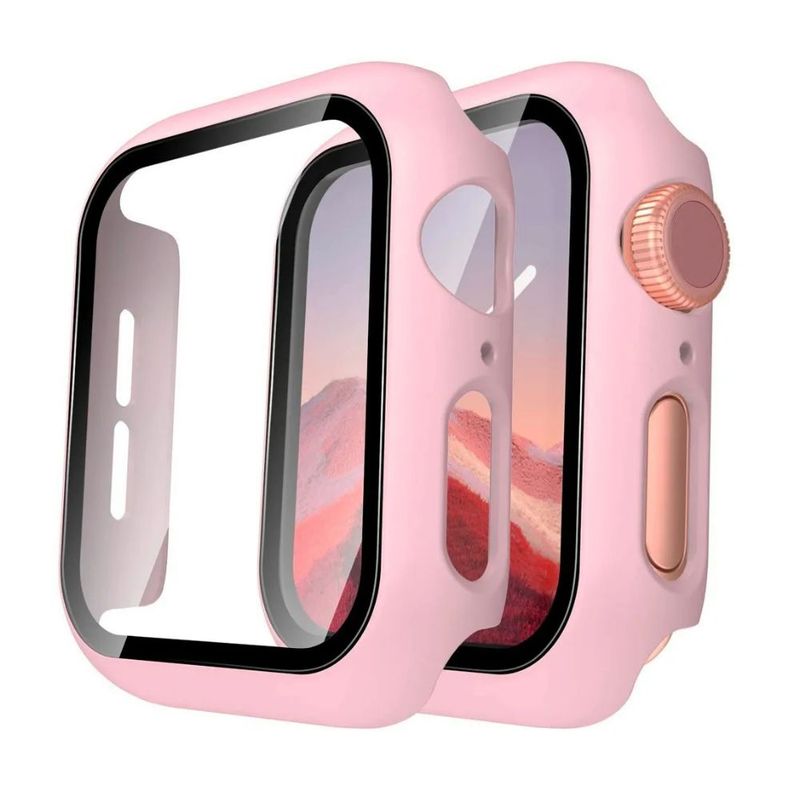 GENERICO - Carcasa Para Apple Watch Con Vidrio Templado Premium Series 44mm