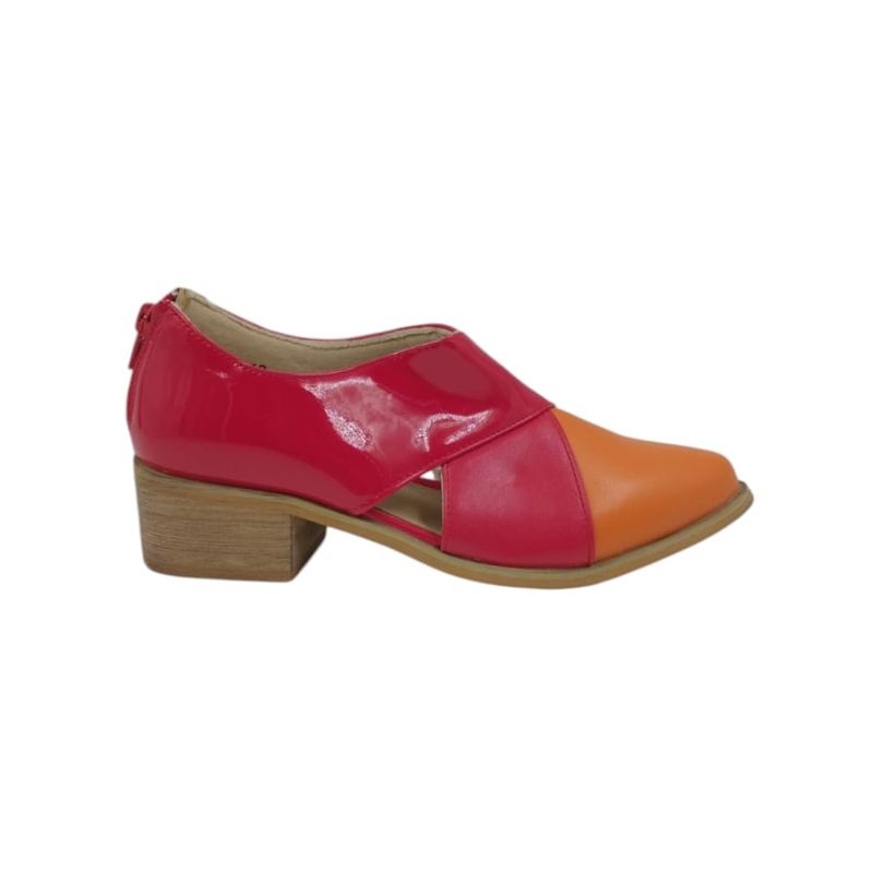 HERIEL - Zapato Rojo Taco Mujer