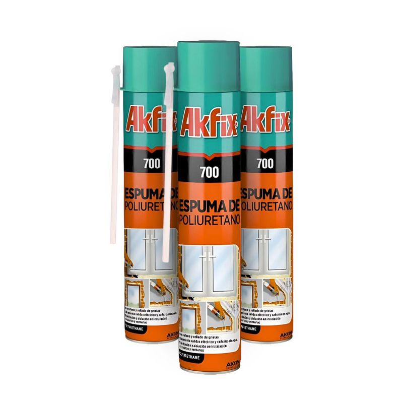 AKFIX - 3X ESPUMA AKFIX 700 FOAM 750ML