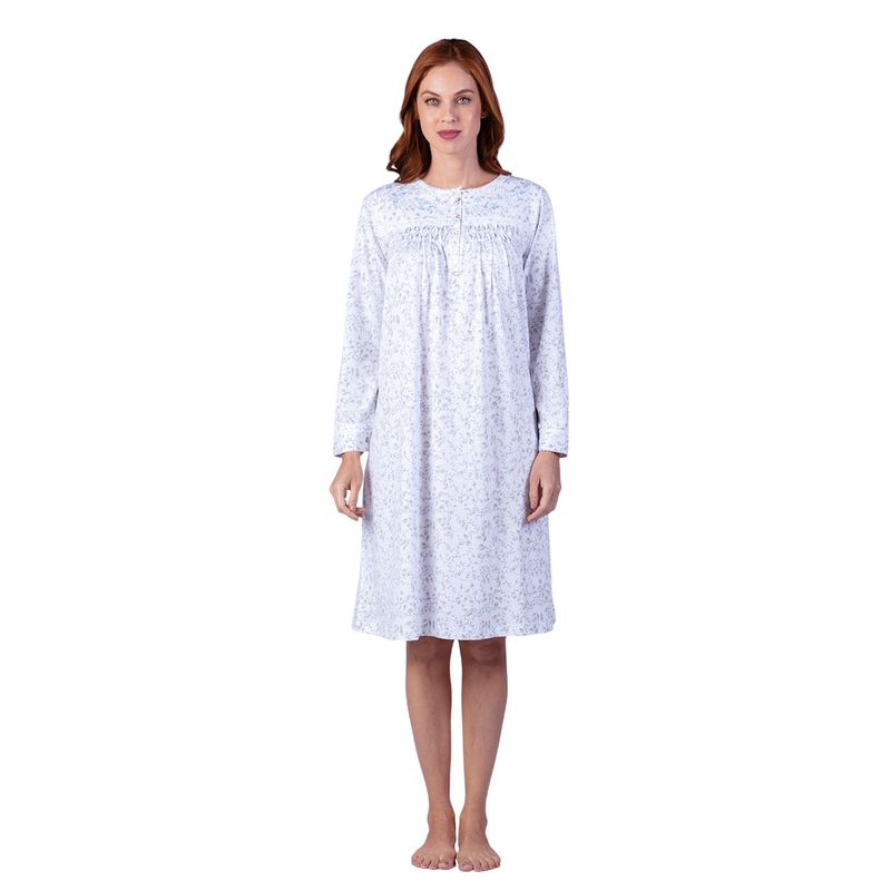 LADY GENNY - Camisa Cotton Floral con Encaje