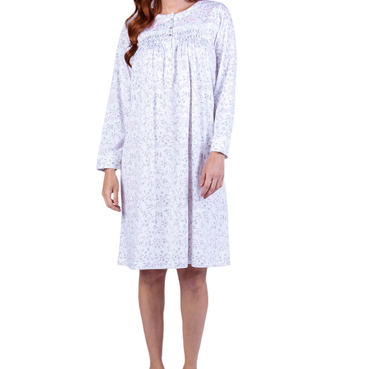 LADY GENNY - Camisa Cotton Floral con Encaje