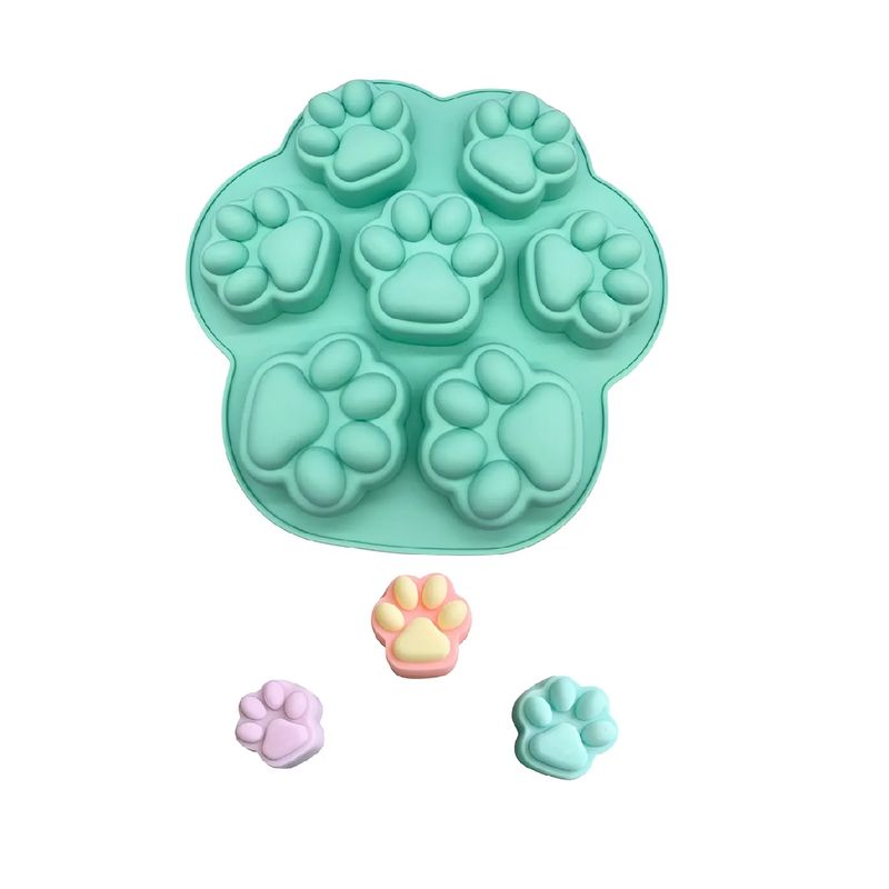 GENERICO - Pack X2 Moldes De Chocolate Moldes Silicona Patitas Patas