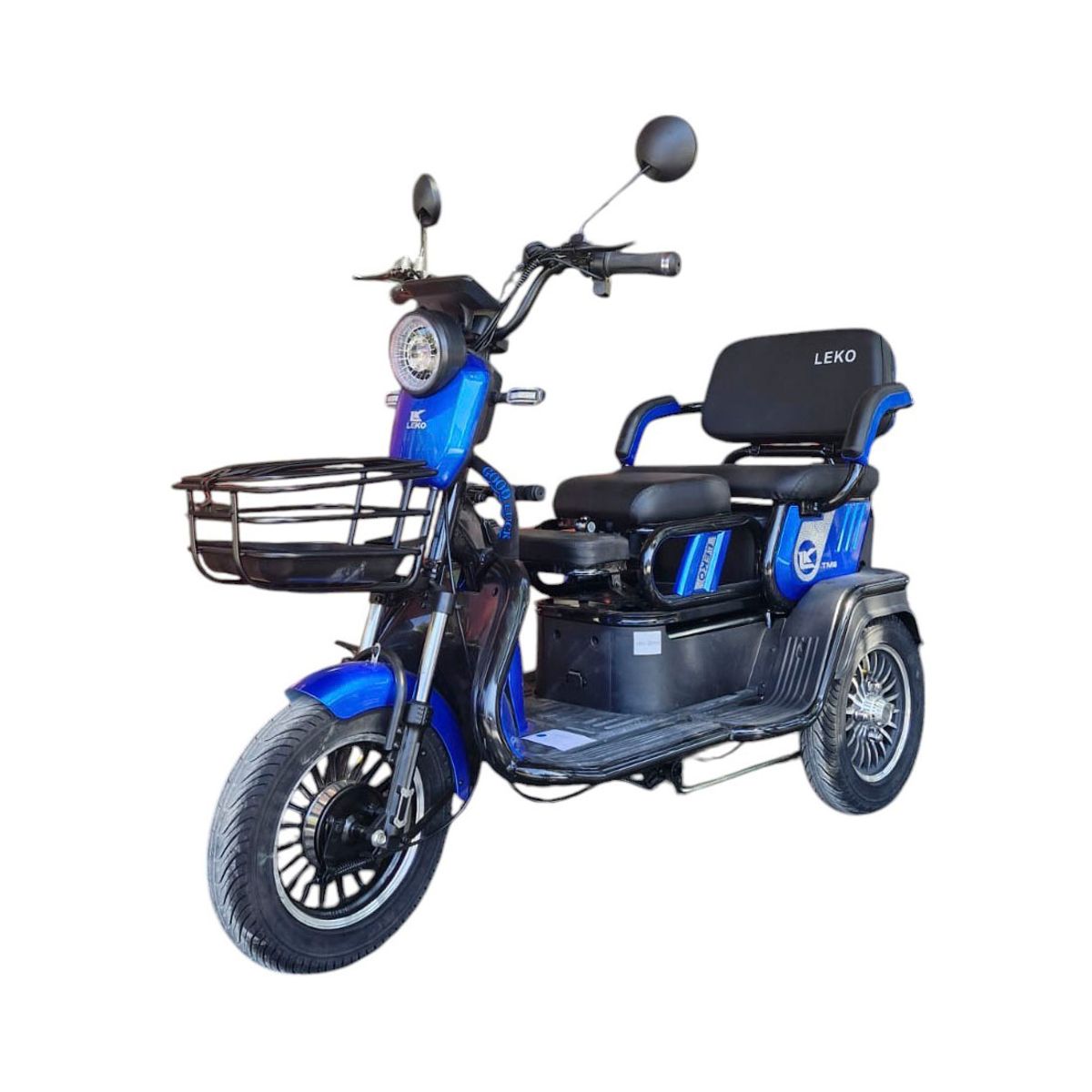 LEKO - Triciclo Eléctrico LEKO Modelo TM6 Color AZUL