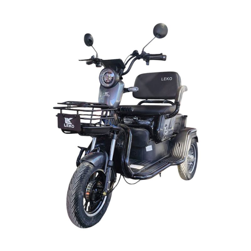 LEKO - Triciclo Eléctrico LEKO Modelo TM6 Color GRIS