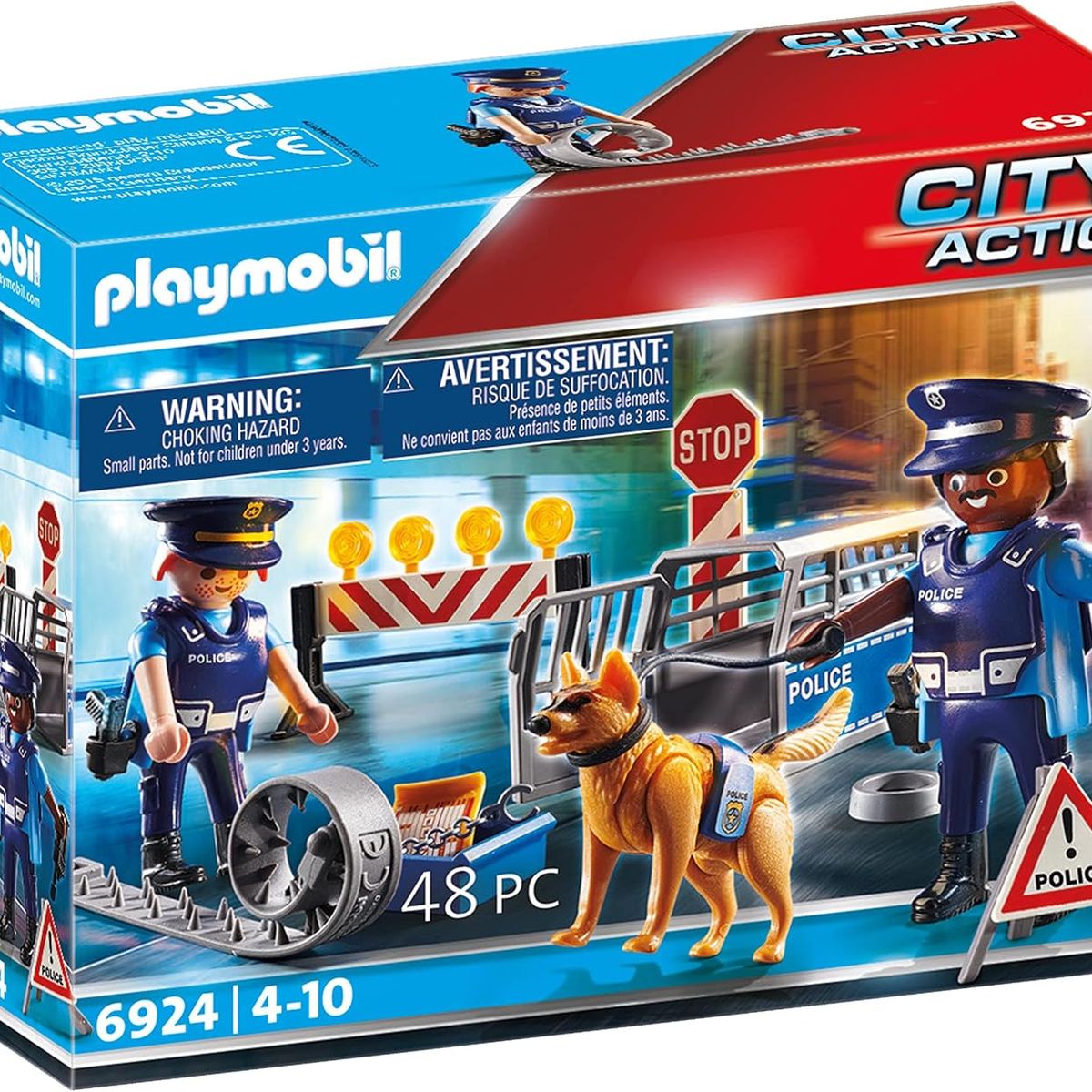 PLAYMOBIL - PLAYMOBIL CONTROL DE POLICIA PM6924