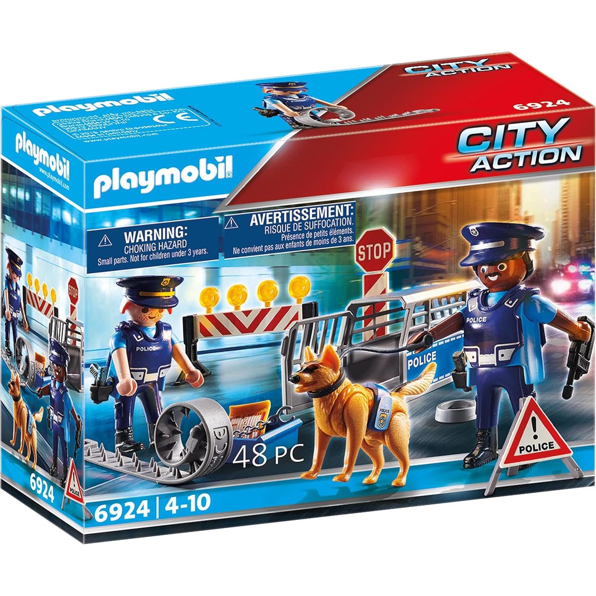 PLAYMOBIL - PLAYMOBIL CONTROL DE POLICIA PM6924