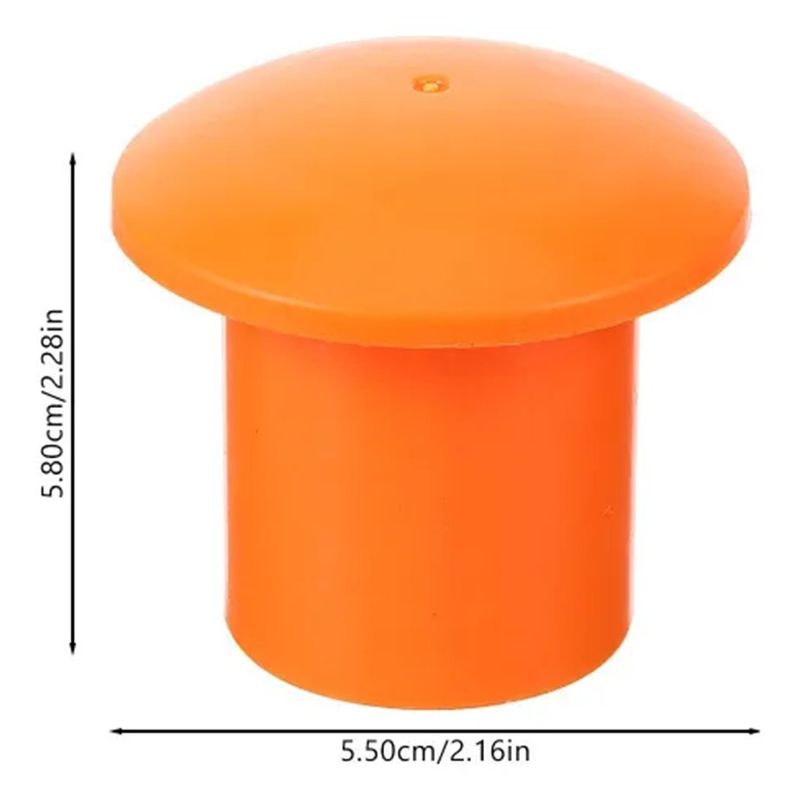 GENERICO - Protector Plastico Para Punta De Fierro De 20 A 36mm 50pcs