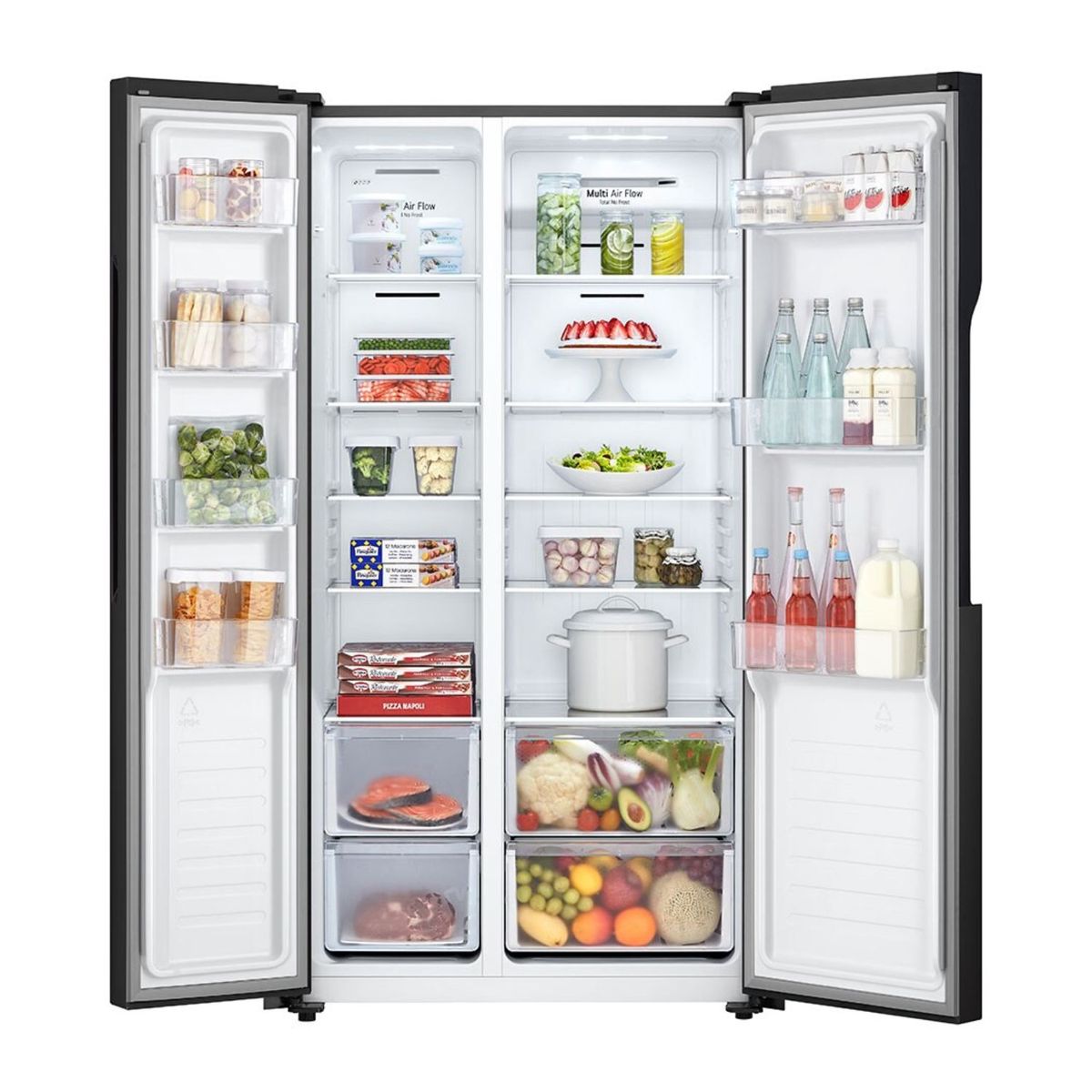 LG - Refrigerador Side by Side LG 509 Litros con Motor Smart Inverter GS51MPD