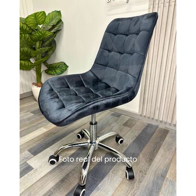 Imagen 2 del producto Silla Escritorio Ejecutiva Felpa Roma - Negro