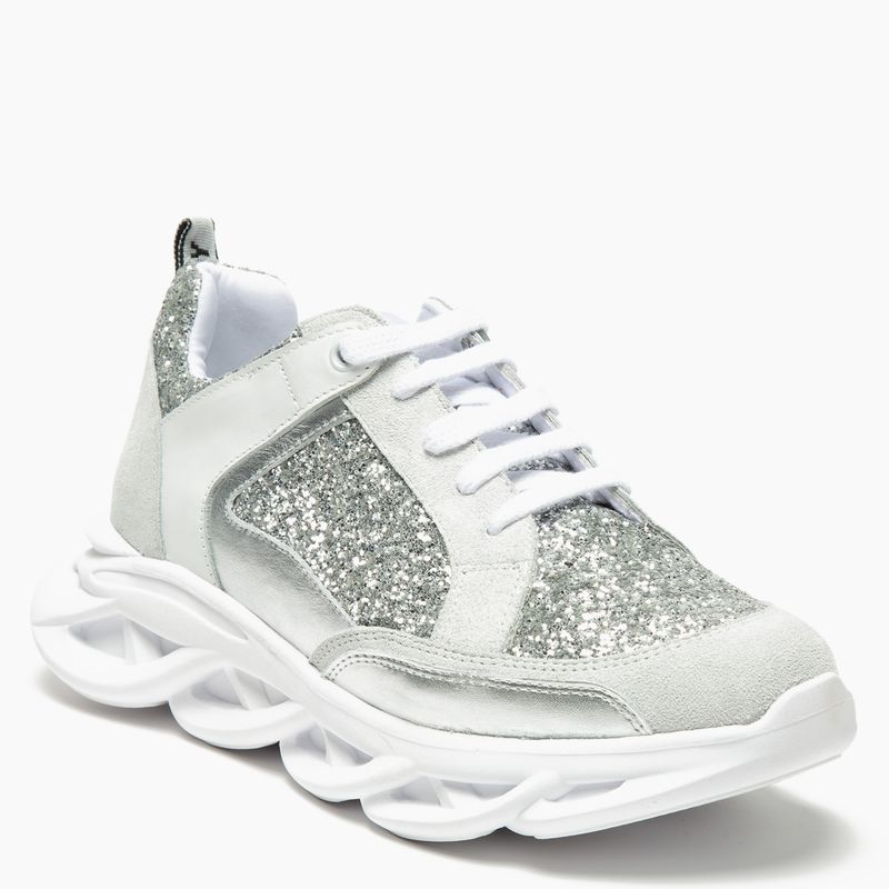 Ricky Sarkany - Ricky Sarkany Zapatilla Urbana Mujer Cuero Blanca