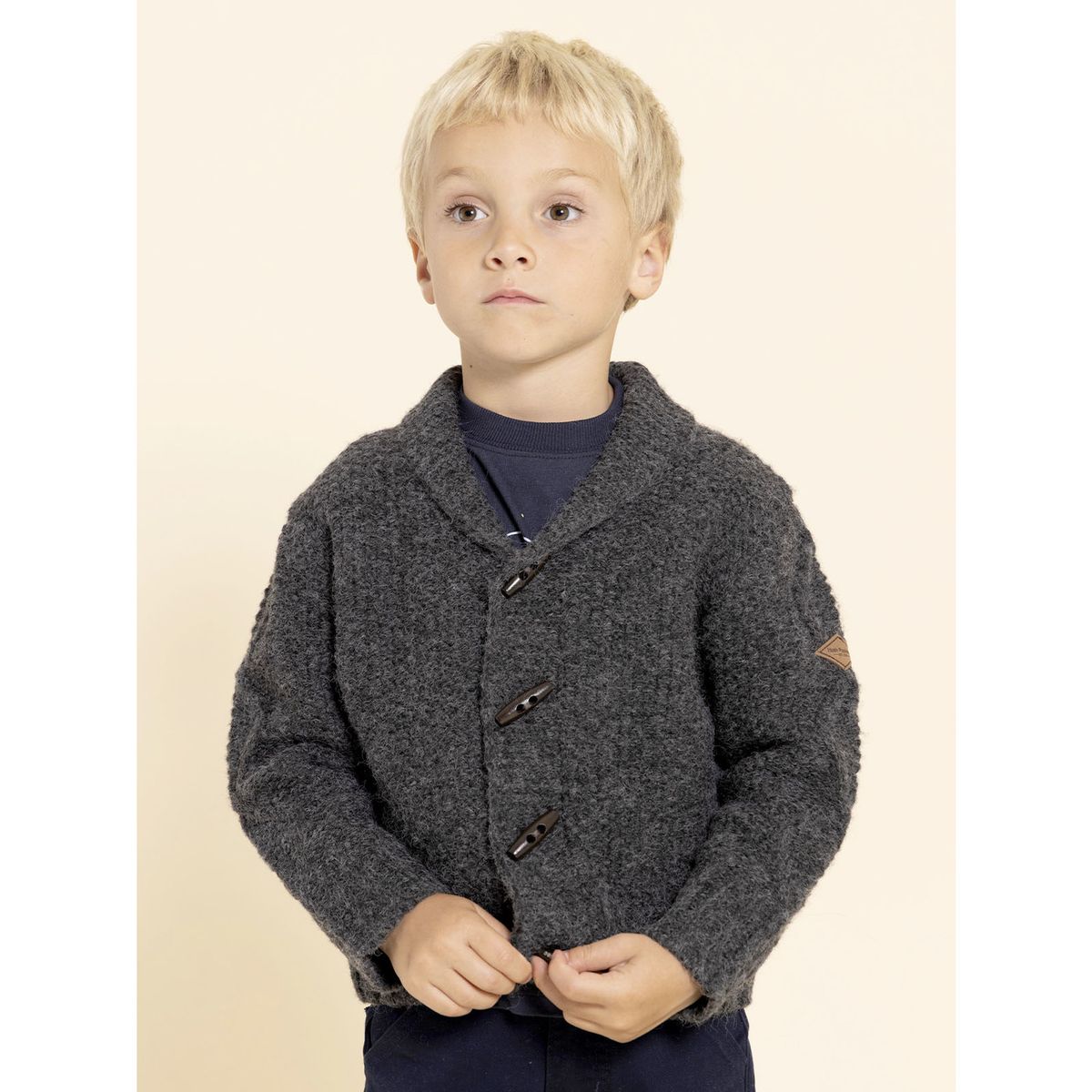 HUSH PUPPIES - Chaleco Roy Niño Gris HUSH PUPPIES