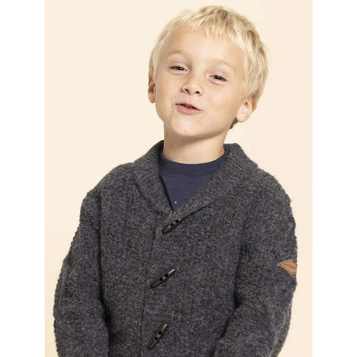 HUSH PUPPIES - Chaleco Roy Niño Gris HUSH PUPPIES