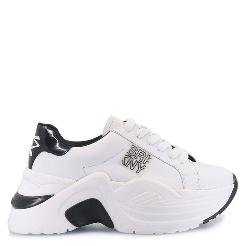 RICKY SARKANY - Ricky Sarkany Zapatilla Urbana Mujer Cuero Blanca