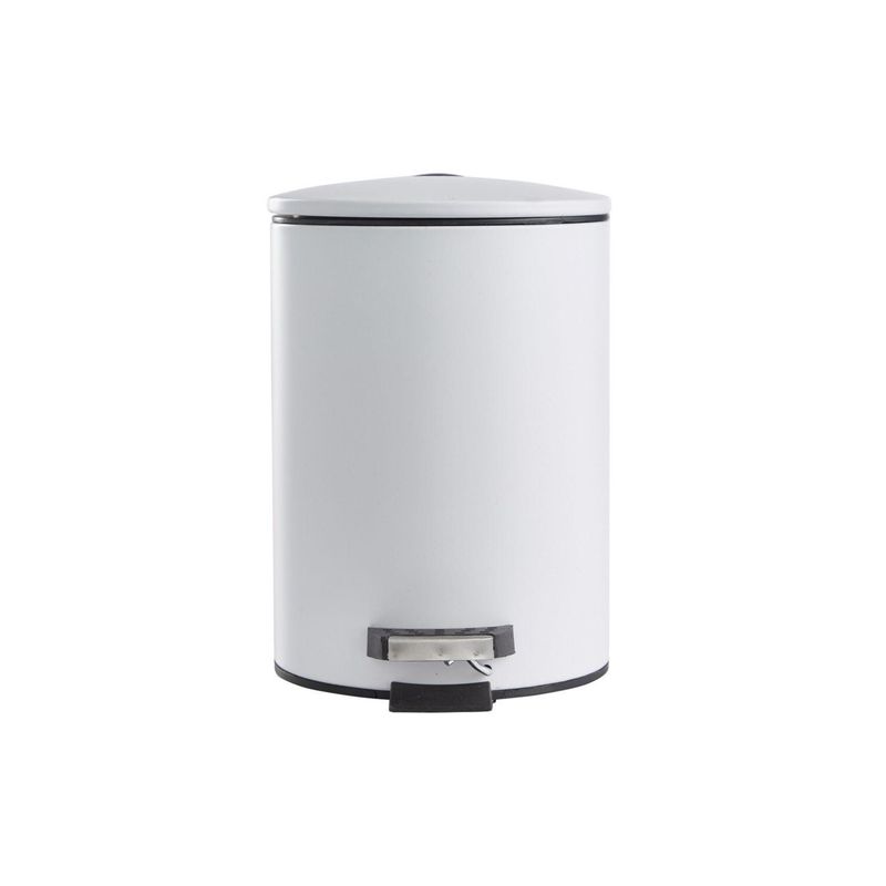 DAY - Basurero de Baño Acero Inoxidable Blanco 3L DAY