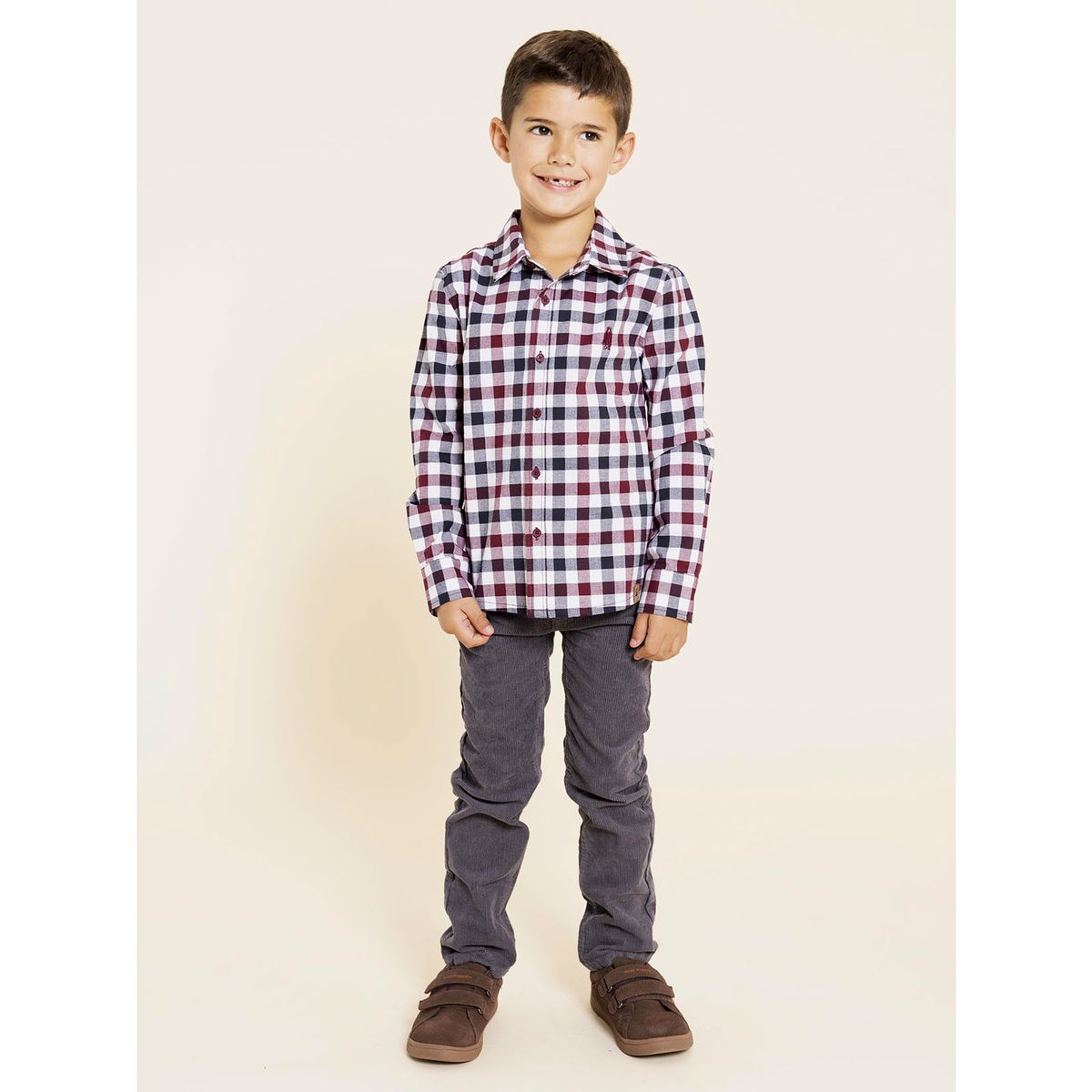 HUSH PUPPIES - Pantalon London Niño Gris HUSH PUPPIES