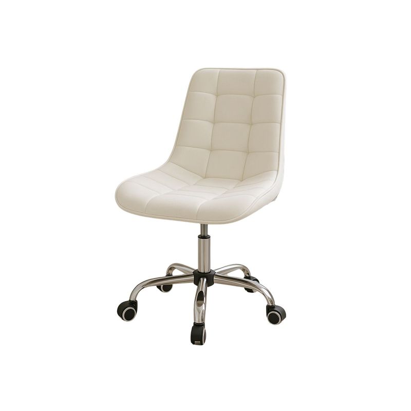 GENERICO - Silla Escritorio Ejecutiva Felpa Roma - Beige