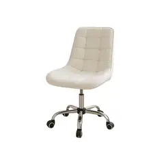 GENERICO - Silla Escritorio Ejecutiva Felpa Roma - Beige