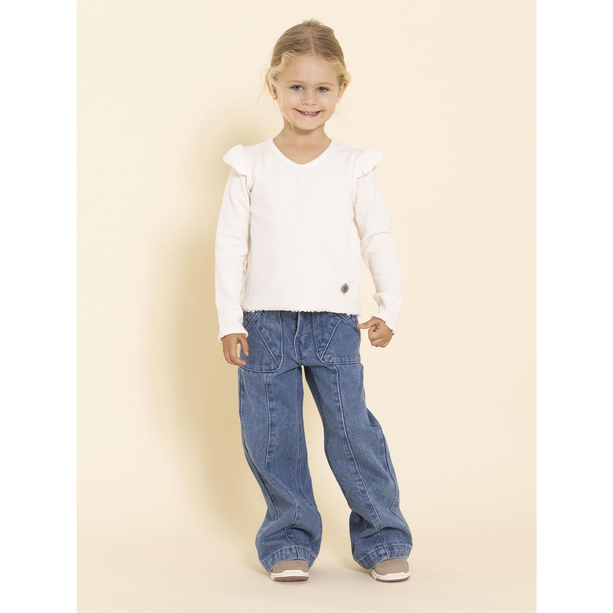 HUSH PUPPIES - Jeans Lola Niña Azul HUSH PUPPIES