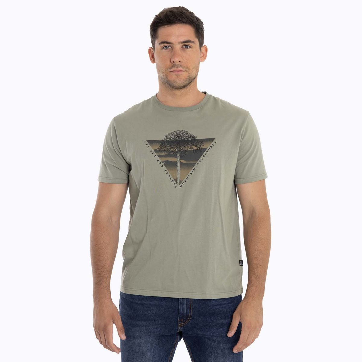 MERRELL - Polera Hombre Suwannee Verde MERRELL