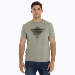 MERRELL - Polera Hombre Suwannee Verde