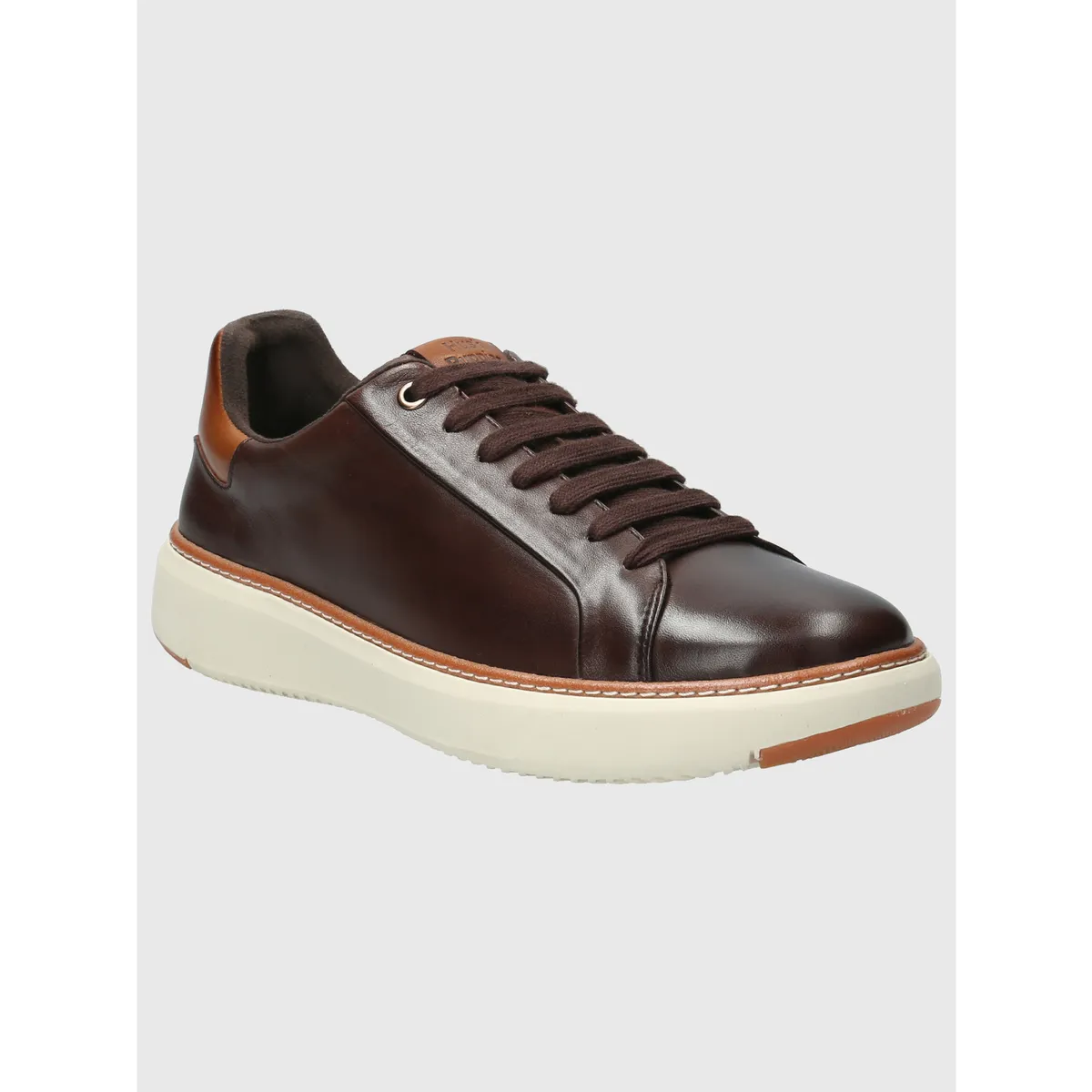 HUSH PUPPIES - Zapatilla Cuero Hombre Force G Café Oscuro HUSH PUPPIES