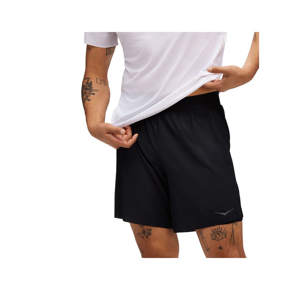 HOKA - Short Hoka Glide 7 Hombre Blacks