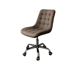 HABITA2 CHILE - Silla Escritorio Ejecutiva Felpa Roma - Marrón