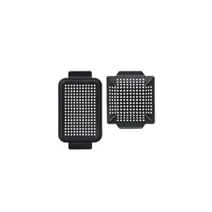 DANGRILL - Pack Bandeja Para Asar Metal 24x20x4 y 34x18x2 cm