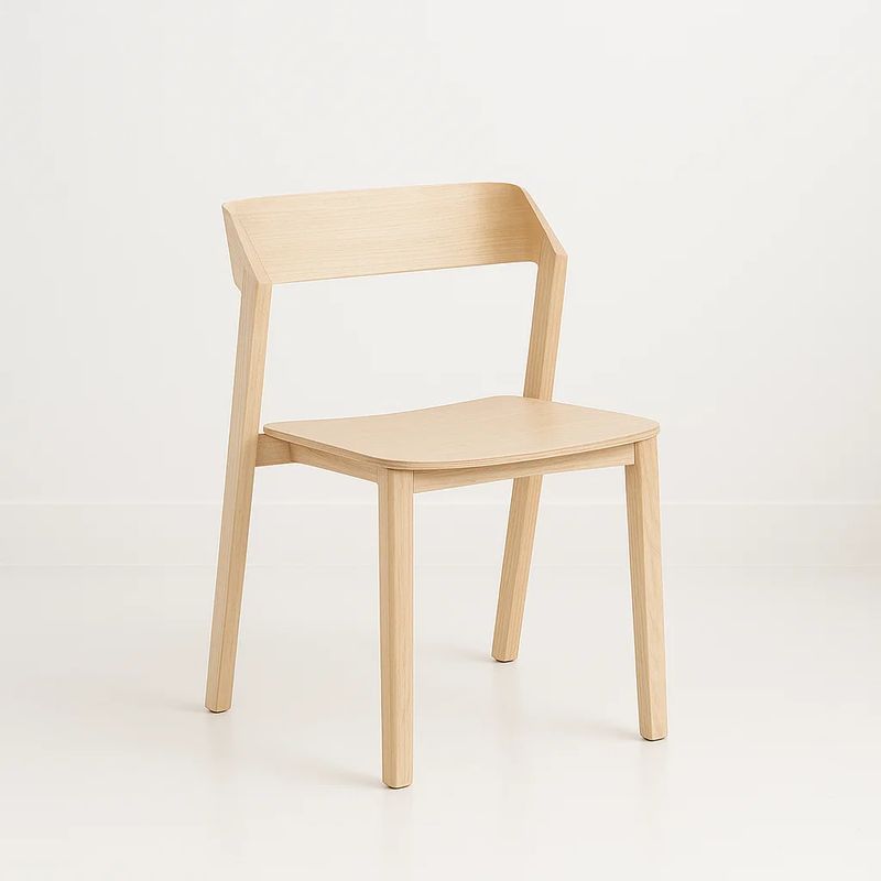 KLIK - Silla de Comedor Madera Rover Viena Natural - Café
