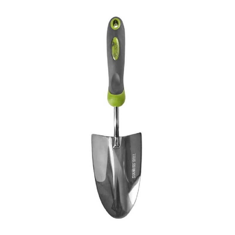 GROUW - Pala Jardinera Acero Inoxidable Y Mango Antideslizante Grouw