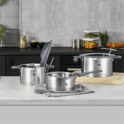 Imagen 2 del producto Set de Ollas 5Pzs Simplify Acero Inoxidable