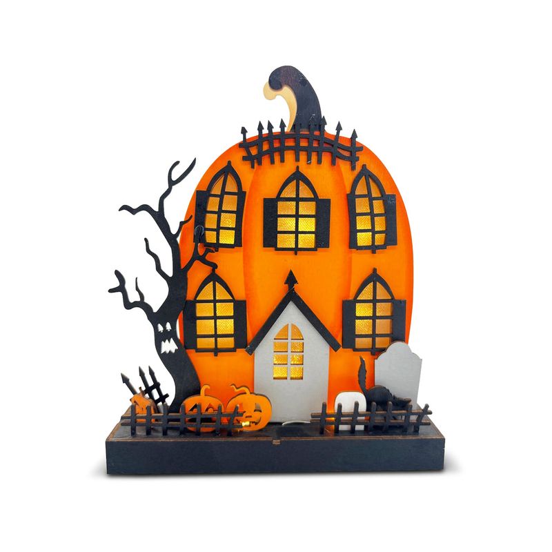 FRANK & MORTIS - Casa Calabaza Embrujada Led Frank & Mortis