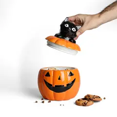 FRANK & MORTIS - Frasco Calabaza con Gato