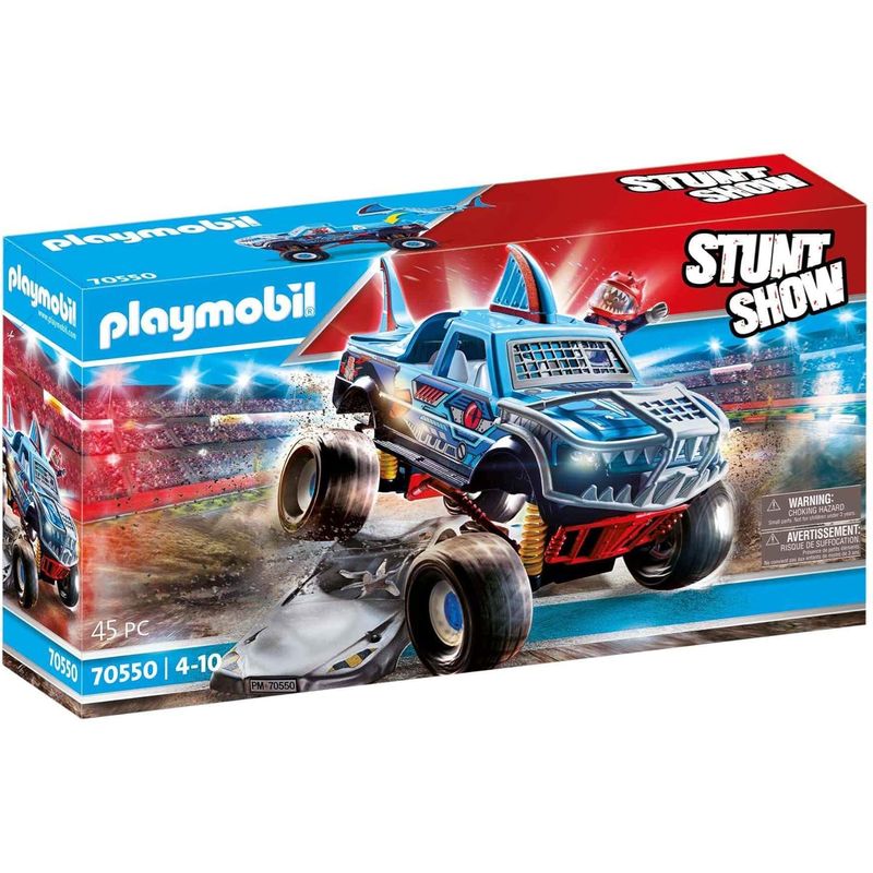 PLAYMOBIL - PLAYMOBIL STUNTSHOW MONSTER TRUCK SHARK PM70550