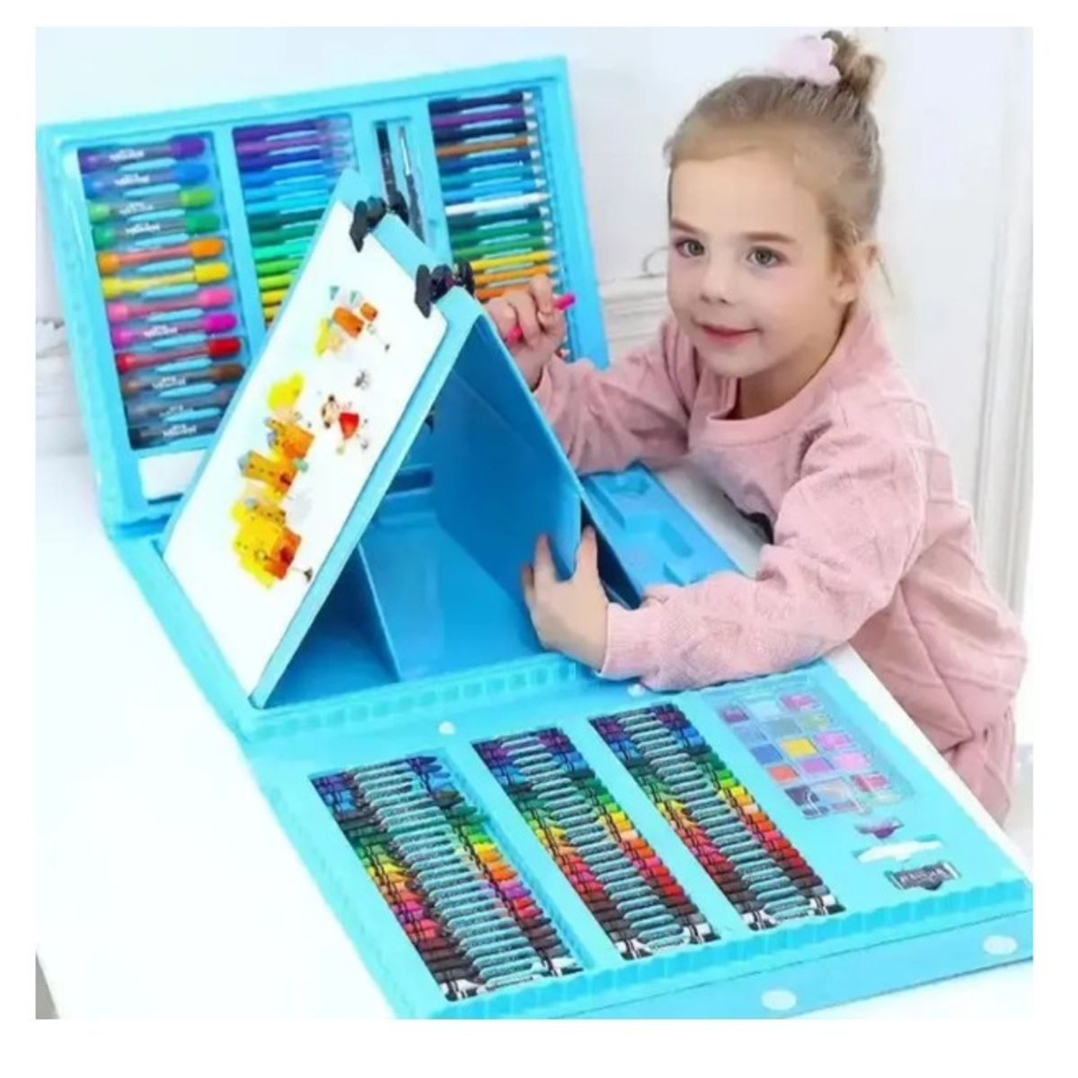 GENERICO - Piezas De Arte Para Niños Kit Set De Dibujo Portátil