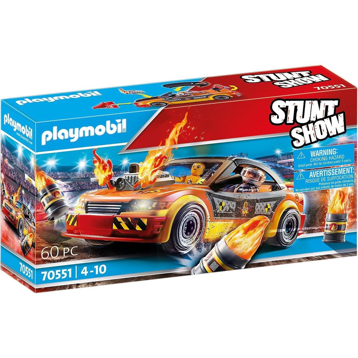 PLAYMOBIL - PLAYMOBIL STUNTSHOW CRASHCAR  PM70551