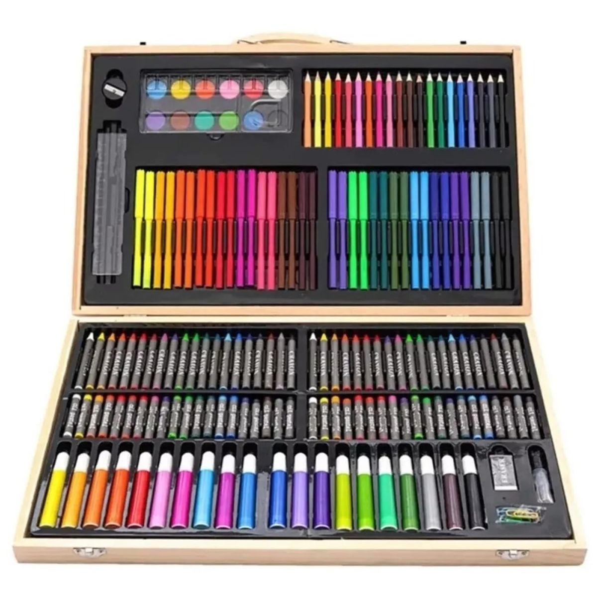 GENERICO - Set De Dibujo Y Pintura, Lápices Y Accesorios 180 Piezas