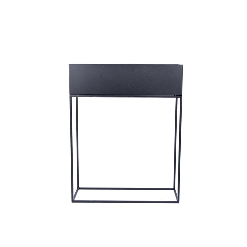 DAY - Macetero 55X20X70CM Metal Negro DAY