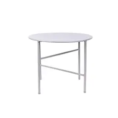 DAY - Mesa de Exterior Metálica Jardín Gris 50x40 cm