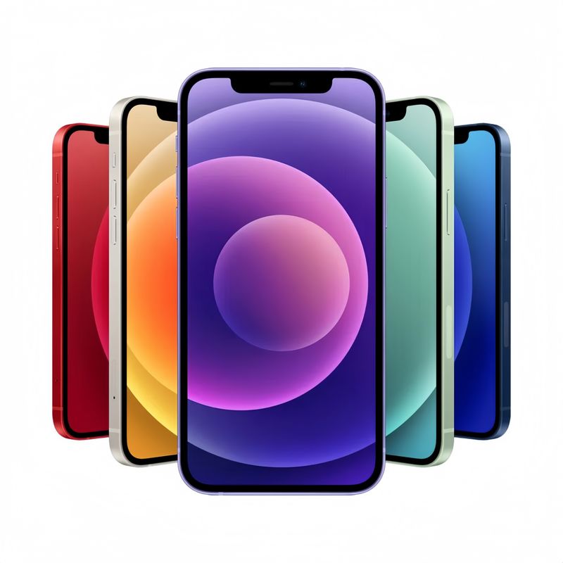 APPLE - Apple iPhone 12 (64GB) Morado - Reacondicionado