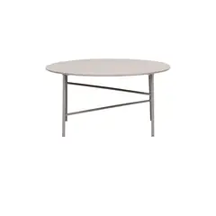 DAY - Mesa Metálica de Jardin Gris 70x35 Cm