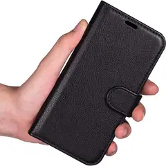 GENERICO - Funda Flip Cover de Ecocuero para Samsung A72