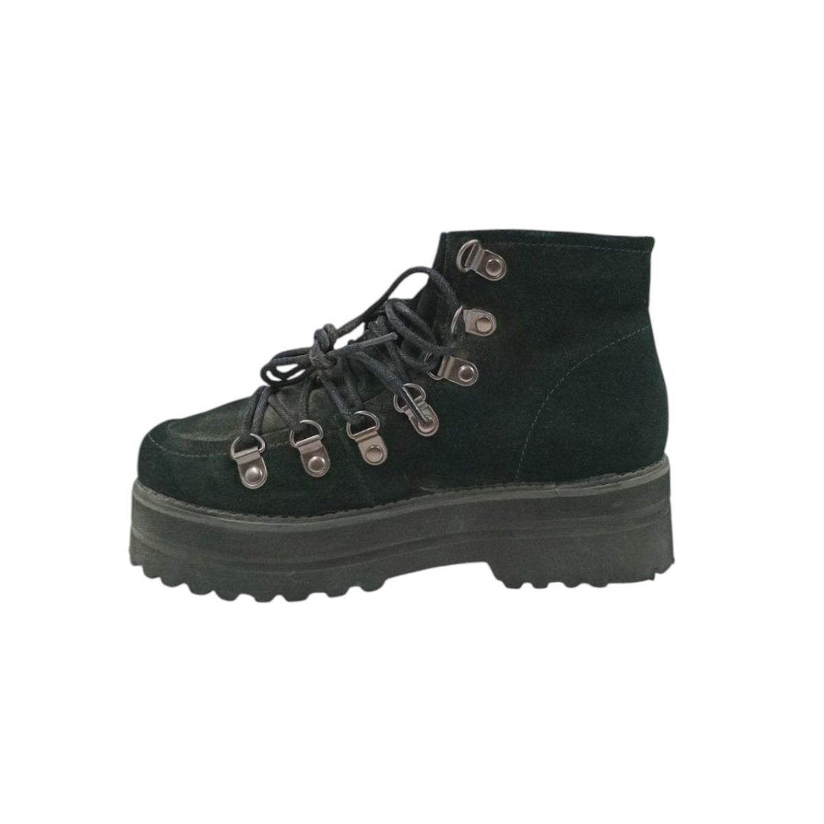 HERIEL - Botín Negro Gamuza Mujer