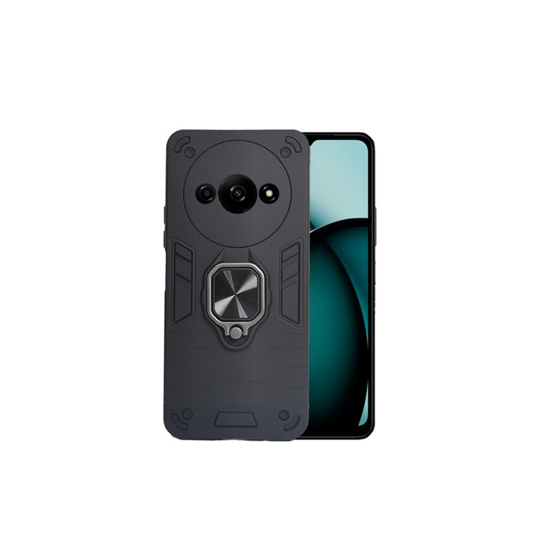 GENERICO - CARCASA ANILLO ANTIGOLPE PARA CELULAR XIAOMI REDMI A3 COLOR NEGRO