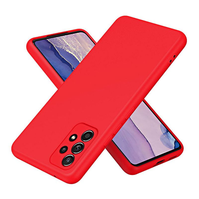 GENERICO - Carcasa Silicona Roja Para Teléfono Samsung S20 FE 5G